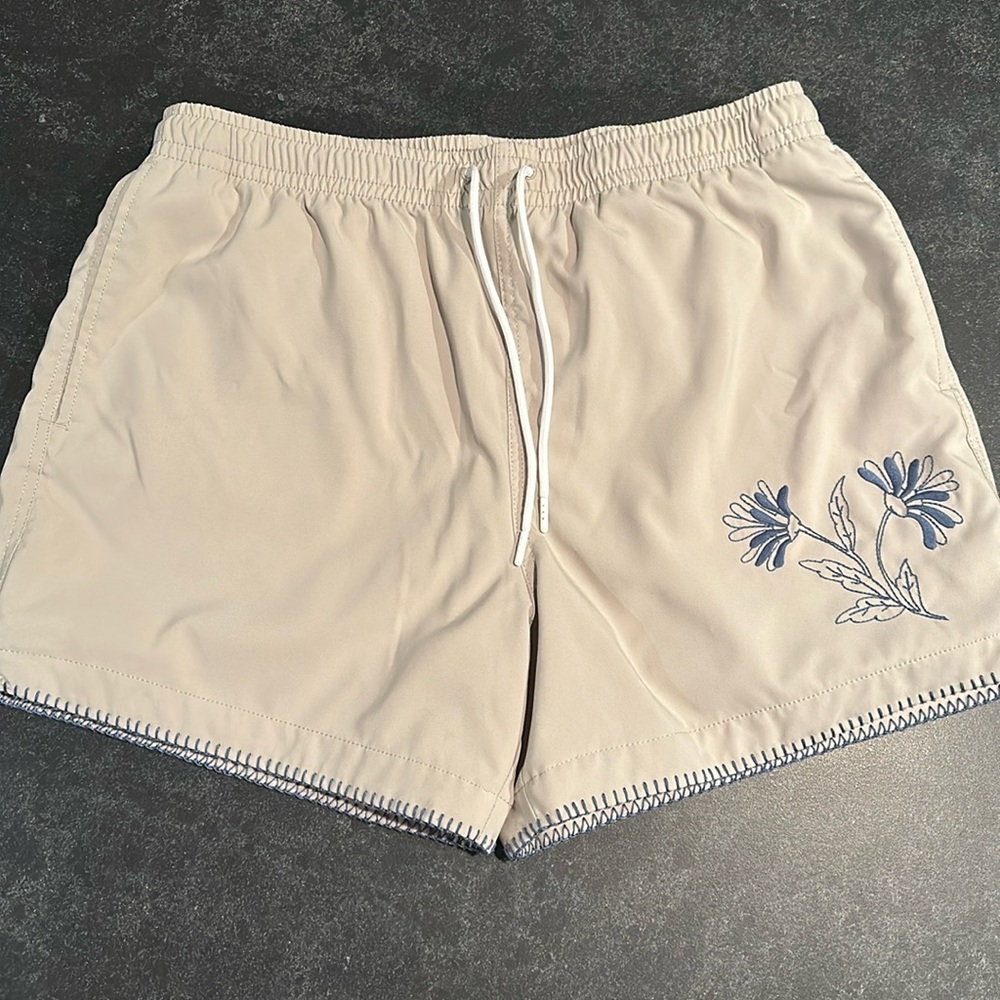 Abercrombie 5inch inseam swim trunks